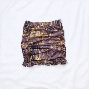 no vacancy ⋆ marble ruched skirt